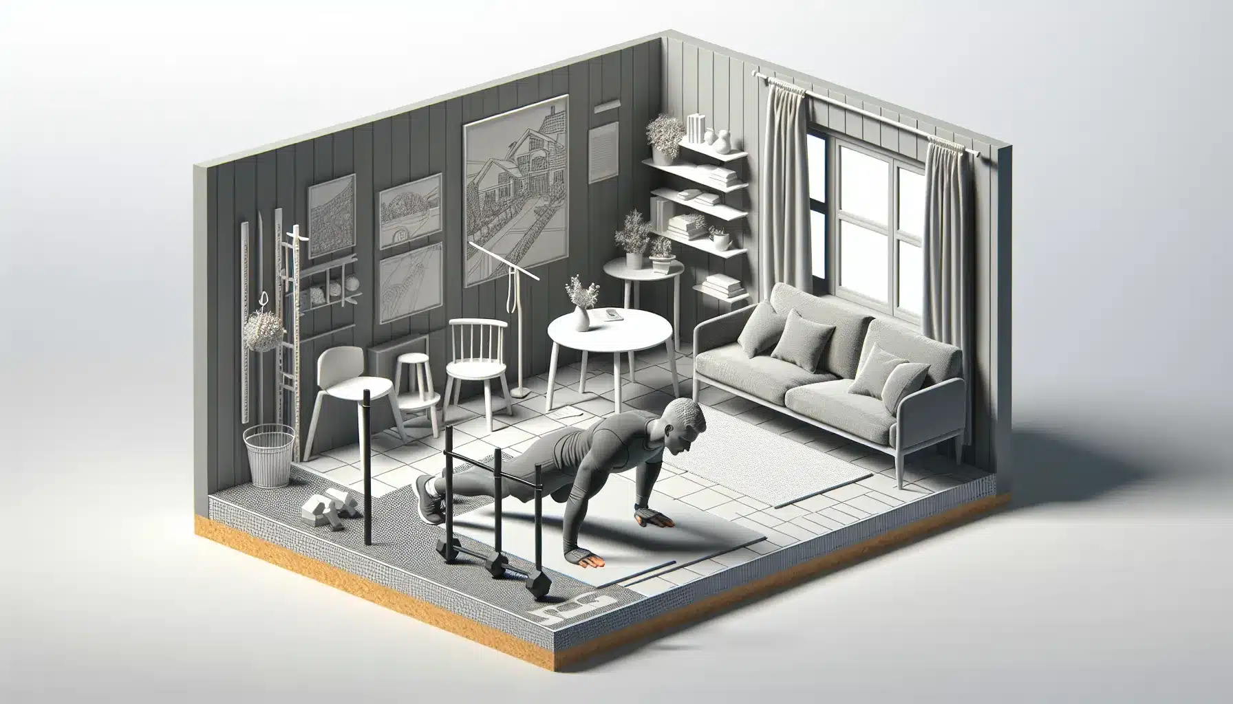 Slik trener du som en profesjonell idrettsutøver uten dyrt utstyr – effektive råd for hjemmetrening 2 Slik trener du som en profesjonell idrettsutøver uten dyrt utstyr – effektive råd for hjemmetrening – illustrasjon 1