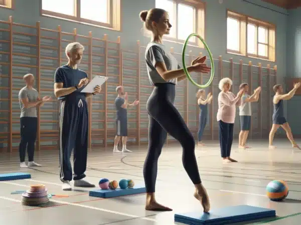 Slik kan amatorer begynne rytmisk gymnastikk hovedbilde