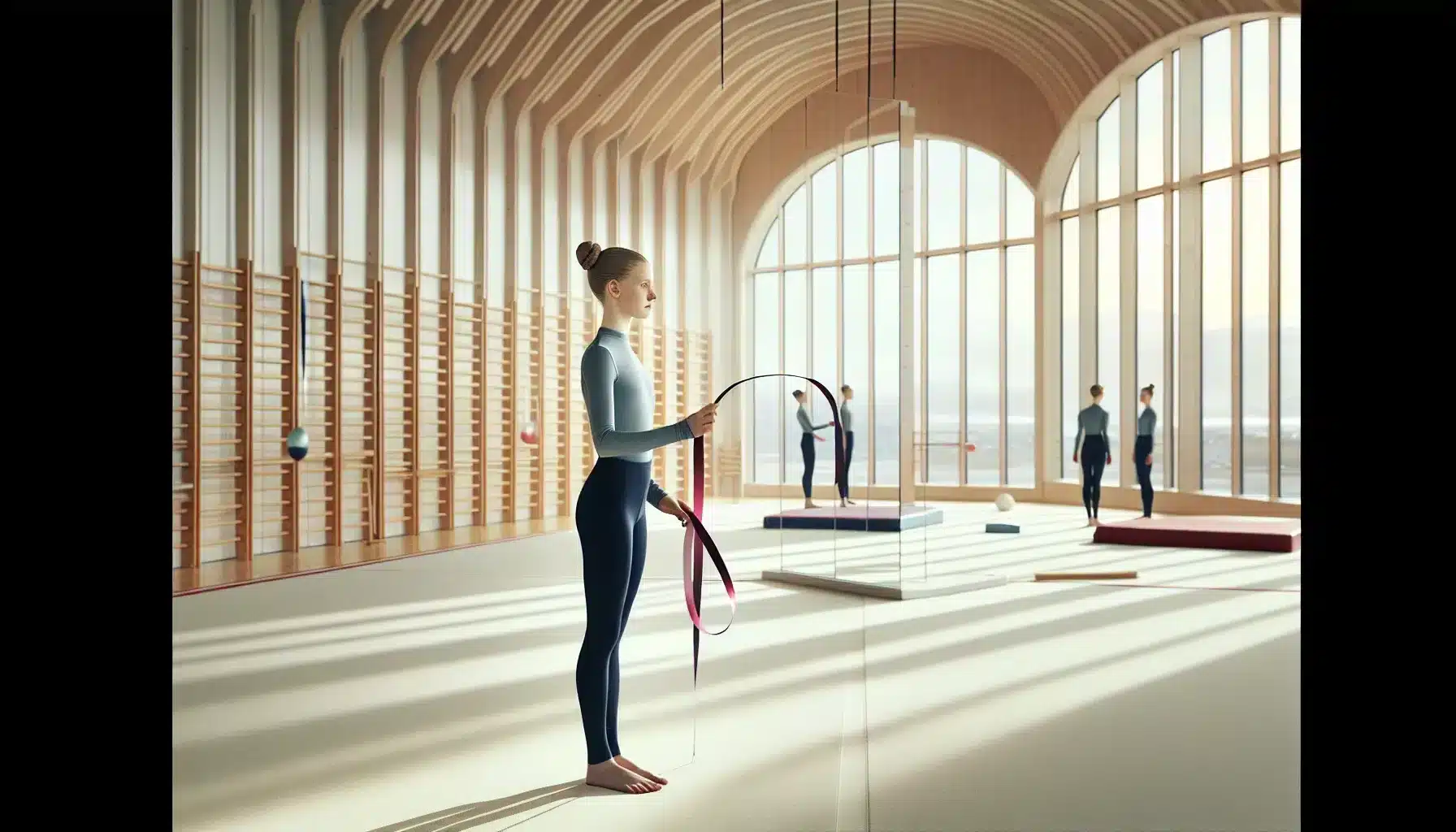 Slik kan amatører begynne med rytmisk gymnastikk – illustrasjon 1