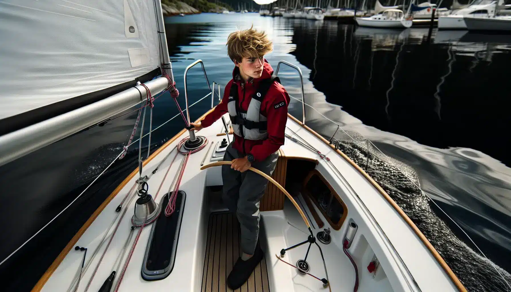 Hvordan mestre grunnleggende teknikker i seiling – illustrasjon 1