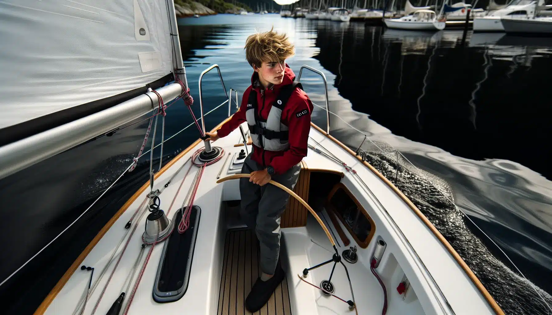 Hvordan mestre grunnleggende teknikker i seiling &ndash; illustrasjon 1